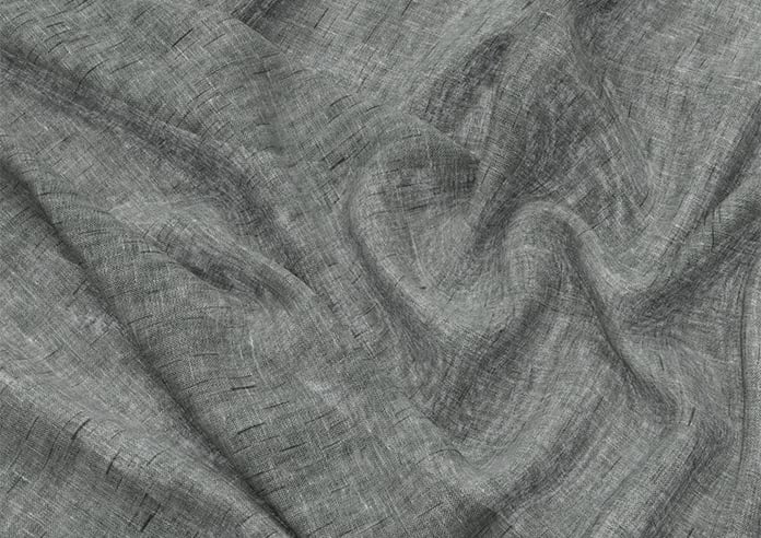 Pescara Voile, Slate - Motorised Roman Blind - Image 4